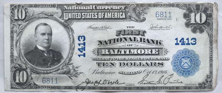 $10 Baltimore National Series of 1902
