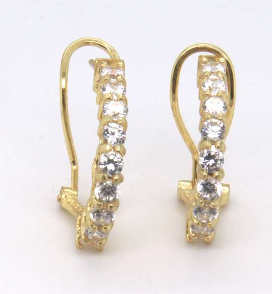 Sterling Silver Cubic Zirconia Earrings