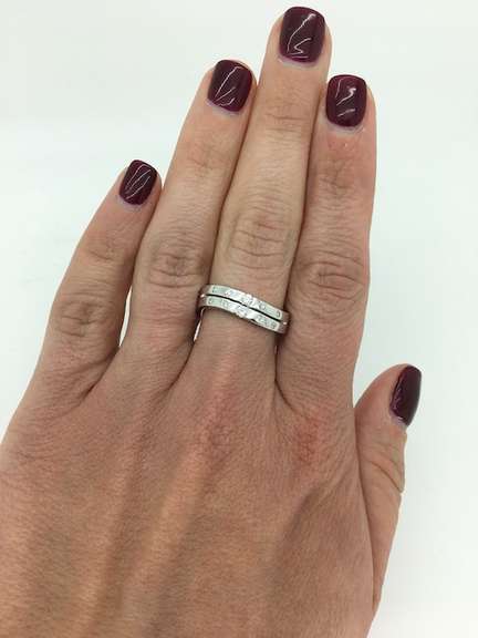 14k White Gold Diamond Ring