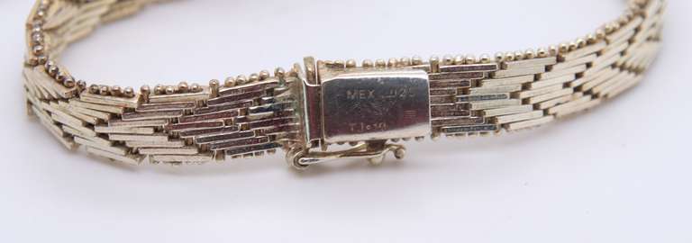 Vintage Sterling Silver Mexico Signed Necklace