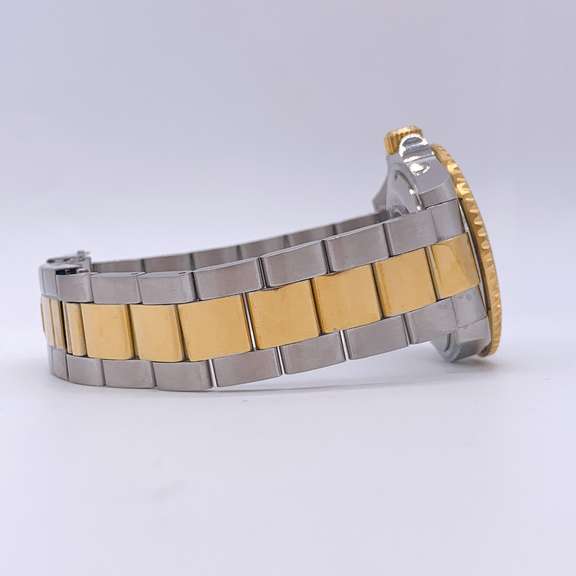 Men's Stainless Steel Diver Watch with Day Date