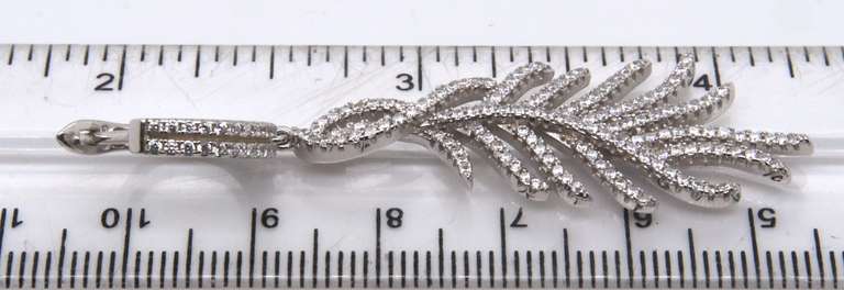 Sterling Silver Cubic Zirconia Dangle Earrings