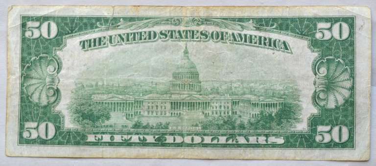$ 50 Chicago 1929 National Series Note