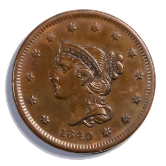 1840 Small Date Large Cent