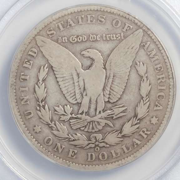 1888 O Hot Lips Morgan Dollar ANACS Holder