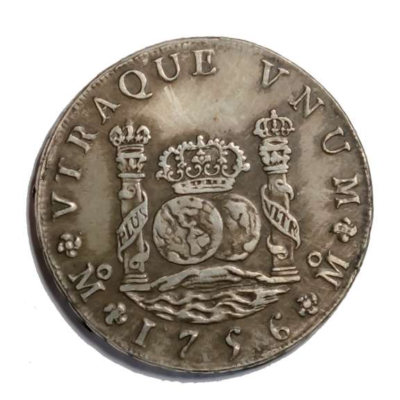 Mexico 1756 Pillar Dollar