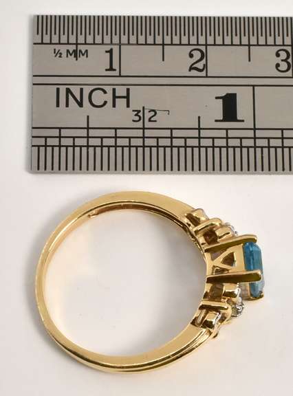Classic Blue Topaz Ring