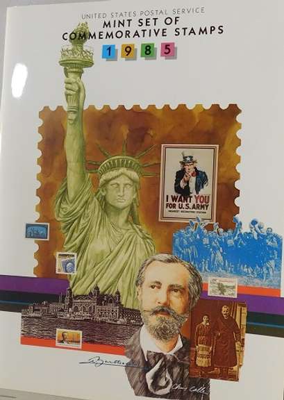 Stamps: 1985 Comm Mint Set apx $5.25