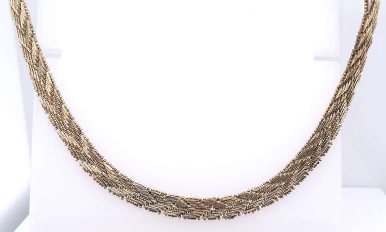 Vintage Sterling Silver Mexico Signed Necklace