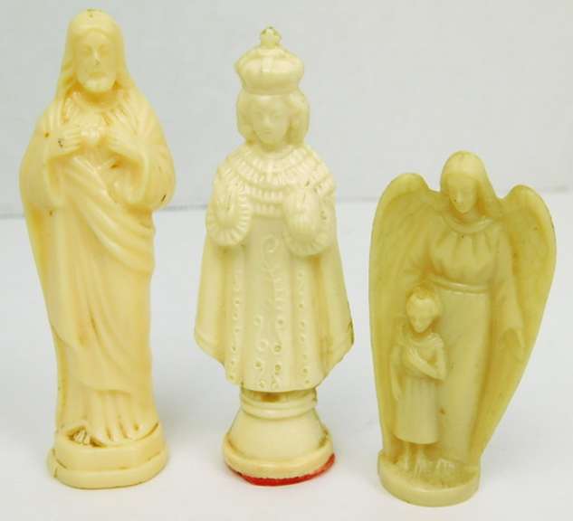 Collection of Vintage Religious Figures & Crucifix