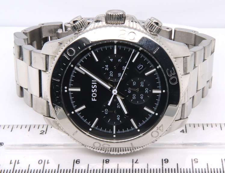 Fossil Retro Traveler Black Dial Watch