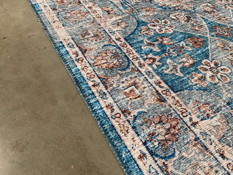 STUNNING VINTAGE REPRO DESIGN RUG 8x11