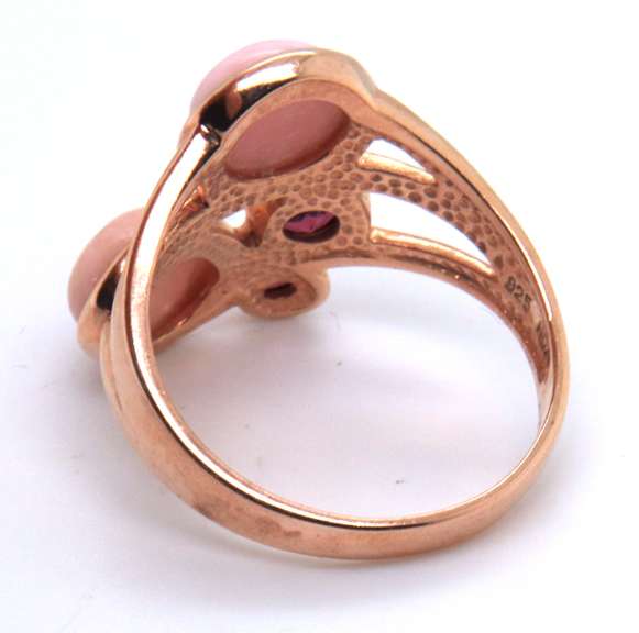 Sterling Silver Signed Gemstone Ring