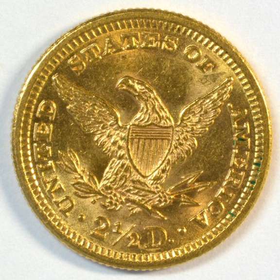 Lustrous Very Choice BU 1897 US $2.50 Liberty Gold Piece