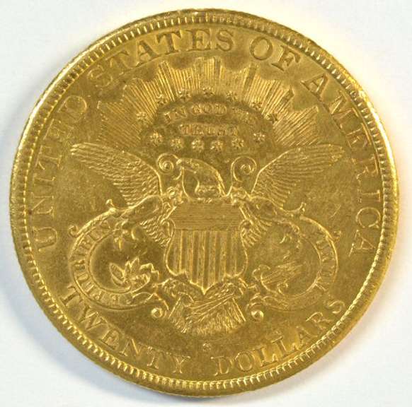 Nice BU 1895-S US $20 Liberty Gold Piece. Flashy