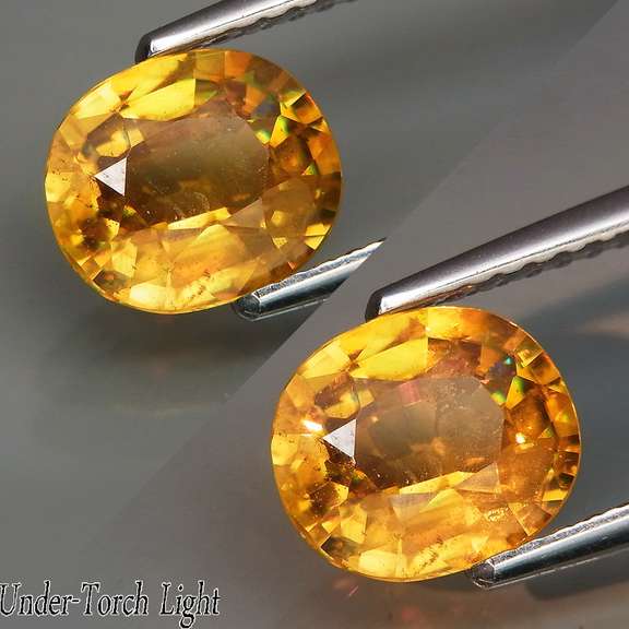 Dazzling 1.42ct strong rainbow spark untreated Sphene