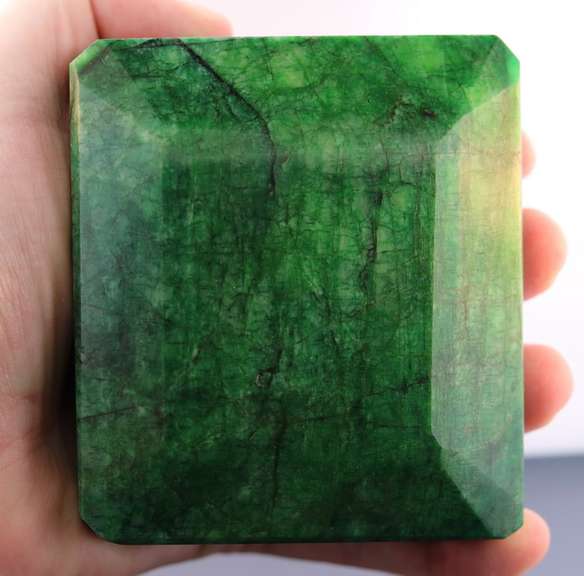 Massive 4,195ct rich green Brazilian Emerald