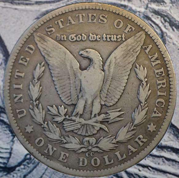 1892-CC Morgan Silver Dollar Circulated