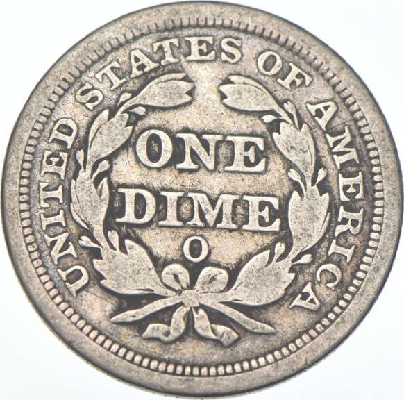 1854-O Seated Liberty Dime
