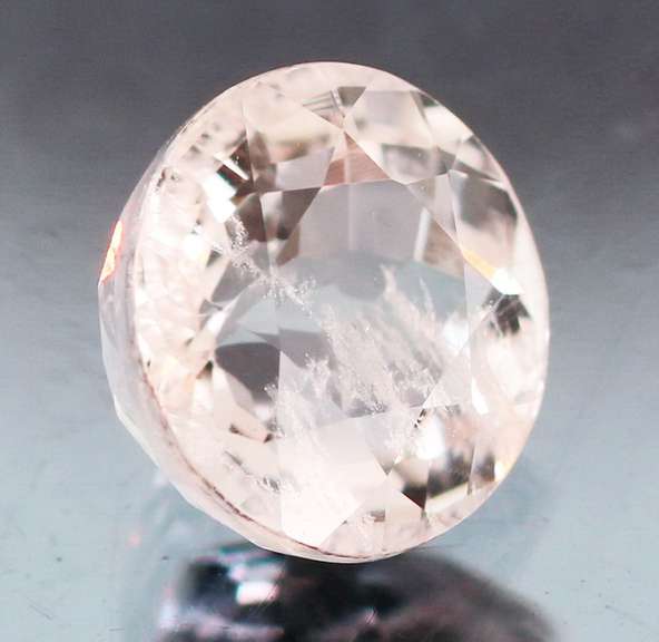 Stunning 1.53ct UNHEATED whisper pink Morganite solitaire