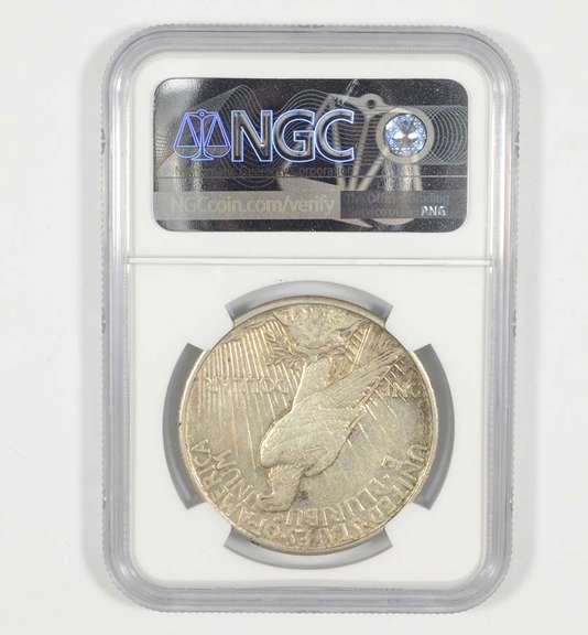 AU53 1921 Peace Silver Dollar - High Relief - 100th Anniversary - NGC