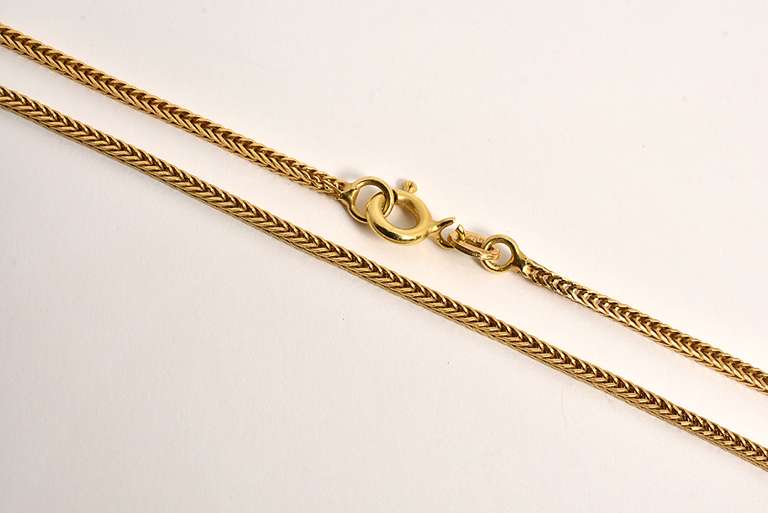 Useful 18k Foxtail Necklace