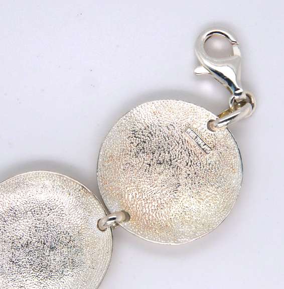 Sterling Silver Thailand Disc Link Bracelet