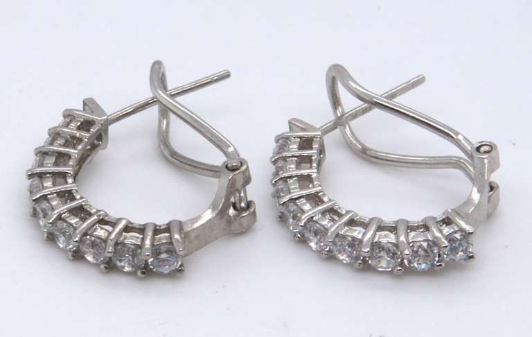 Sterling Silver Cubic Zirconia Earrings