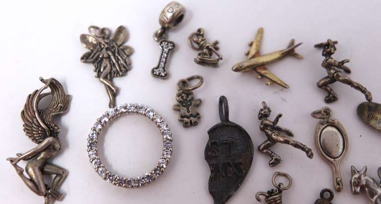 Vintage Sterling Silver Group Lot of Charms