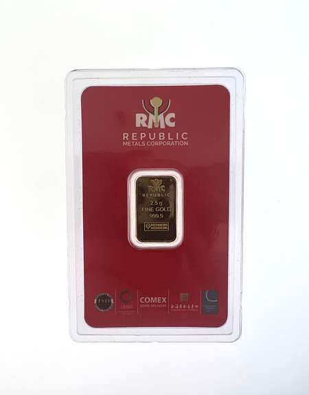 2.5 Gram Gold Bar