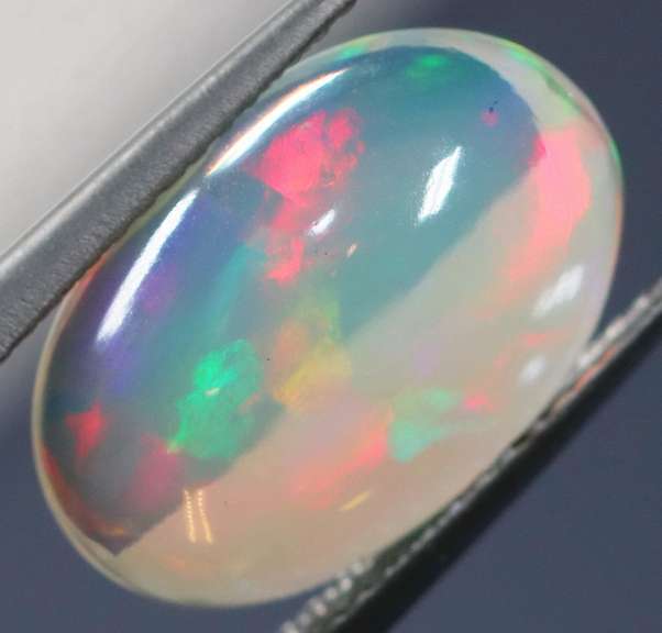 Glowing! 3.73ct full cover multi-pattern Jelly Opal
