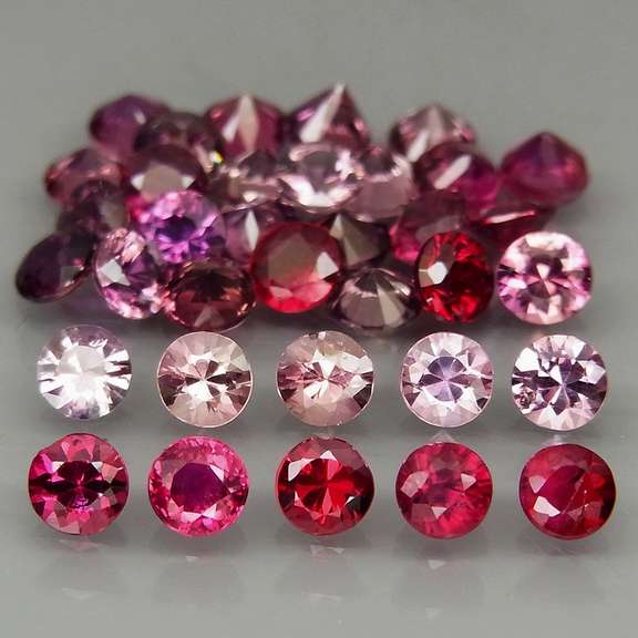 UNHEATED! 4.19ct matched diamond cut Sapphire parcel