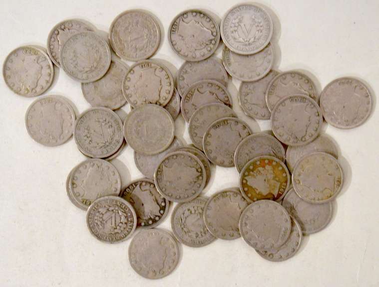 40 3 Letter Plus V Nickel Lot