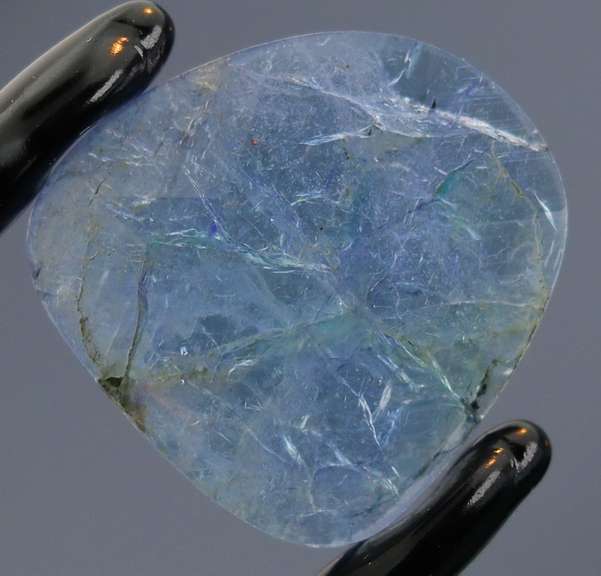 Flat Rose Cut! 12.66ct violet blue Tanzanite