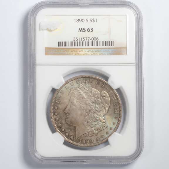 1890 S NGC MS 63 BU Morgan Dollar