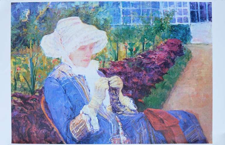 Mary Cassett Lydia in the Garden of Marly