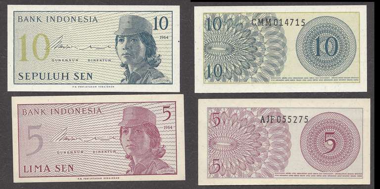 Bank of Indonesia 5 and 10