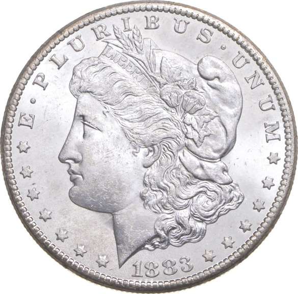 1883-CC Morgan Silver Dollar