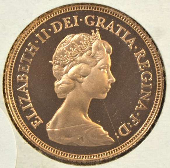 Superb Ultra Cameo Gem Proof 1982 British Gold Sovereign