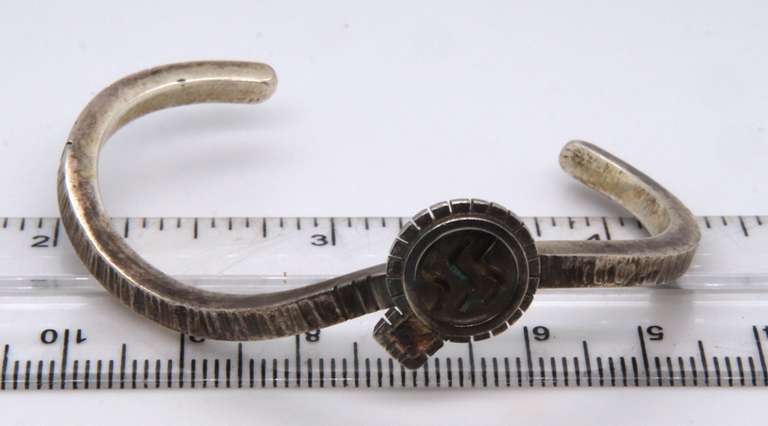 Sterling Silver Signed Cuff Bangle