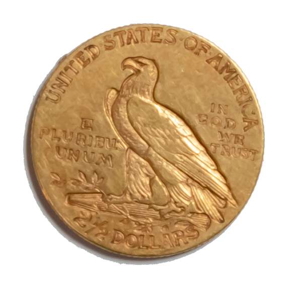 1908 2 1/2 US Gold Quarter Eagle