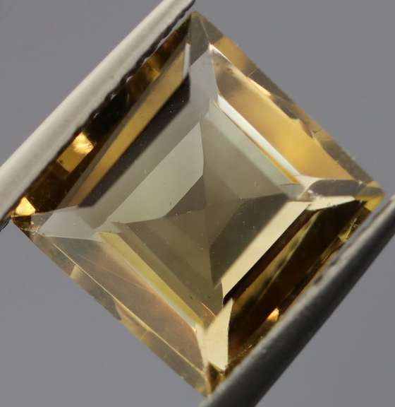 Rich 3.88ct untreated emerald cut Citrine