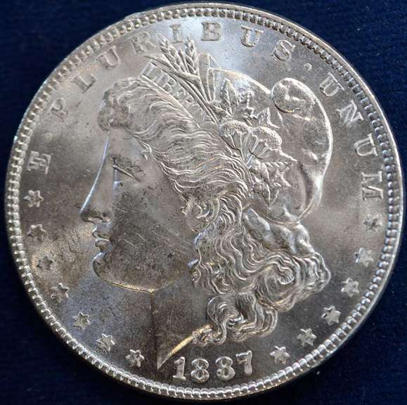 1887 Morgan Silver Dollar Uncirculated