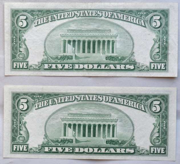 Choice AU 1950 A & B Federal Reserve Star Notes