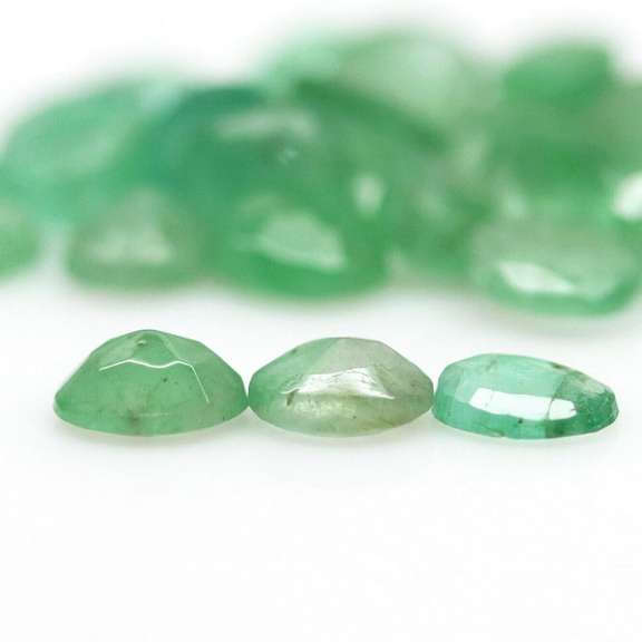 Oval cut 8.97ct Zambian Emerald set