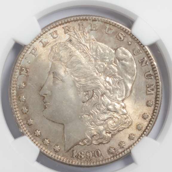 1890 S NGC MS 62 BU Morgan Dollar