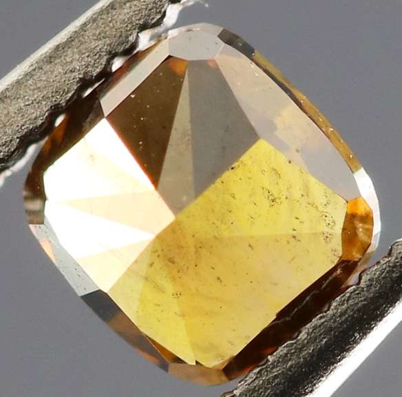 Stunning .36ct cushion cut chocolate Diamond