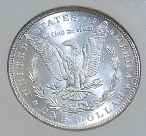 1886 Morgan Dol NGC MS-63, satin