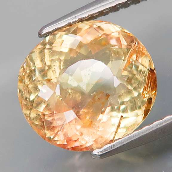 Collectors color shifting 4.20ct yellow and pink Tourmaline!