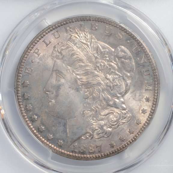 1887 S PCGS MS 62 BU Morgan Dollar